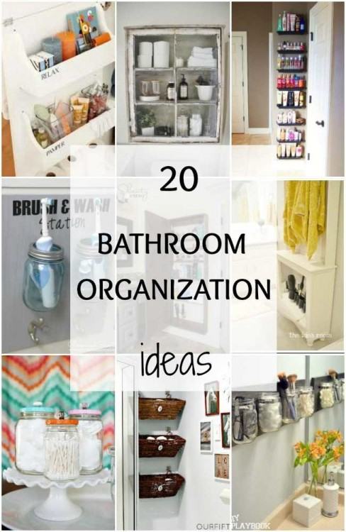 12 Bathroom Organization Ideas